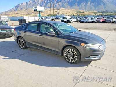 Czwarte zdjęcie samochodu z boku: 2018 FORD FUSION TITANIUM/PLATINUM VIN:3FA6P0D92JR134269 - miniatura