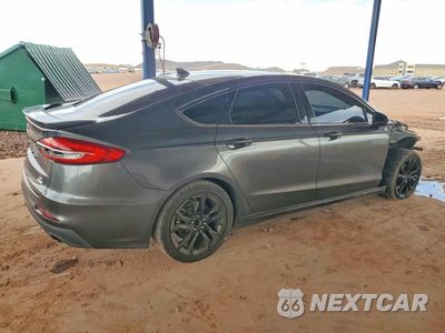 Trzecie zdjęcie samochodu z tyłu: 2019 FORD FUSION SE VIN:3FA6P0HD1KR232872 - miniatura