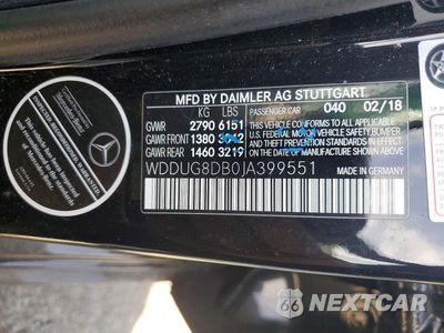 Zdjęcie 12 z 12 samochodu: 2018 MERCEDES-BENZ S 560 VIN:WDDUG8DB0JA399551 - miniatura