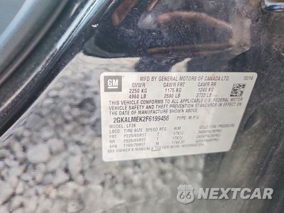 Zdjęcie 13 z 13 samochodu: 2015 GMC TERRAIN SLE VIN:2GKALMEK2F6199456 - miniatura