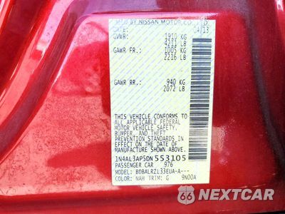 Zdjęcie 12 z 12 samochodu: 2013 NISSAN ALTIMA 2.5 VIN:1N4AL3AP5DN553105 - miniatura