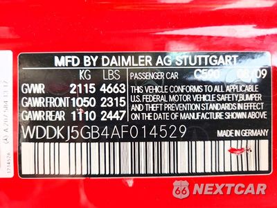 Zdjęcie 13 z 13 samochodu: 2010 MERCEDES-BENZ E 350 VIN:WDDKJ5GB4AF014529 - miniatura
