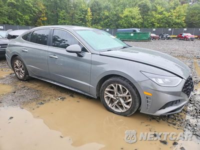 Czwarte zdjęcie samochodu z boku: 2020 HYUNDAI SONATA SEL VIN:5NPEF4JA7LH060707 - miniatura