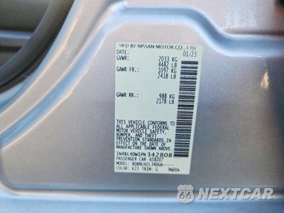 Zdjęcie 12 z 12 samochodu: 2023 NISSAN ALTIMA SV VIN:1N4BL4DW1PN342808 - miniatura