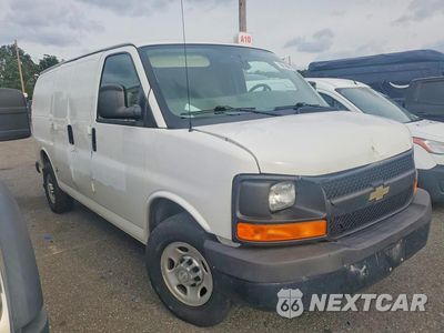 Czwarte zdjęcie samochodu z boku: 2015 CHEVROLET EXPRESS G2500 VIN:1GCWGFCF7F1275893 - miniatura