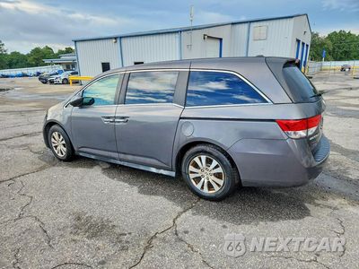Drugie zdjęcie samochodu z przodu: 2014 HONDA ODYSSEY EXL VIN:5FNRL5H66EB053864 - miniatura