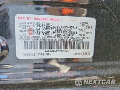 Zdjęcie 13 z 13 samochodu: 2016 MITSUBISHI OUTLANDER SPORT SEL VIN:JA4AP4AW2GZ025461 - miniatura