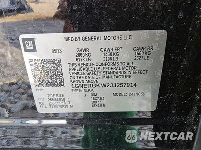 Zdjęcie 13 z 14 samochodu: 2018 CHEVROLET TRAVERSE LT VIN:1GNERGKW2JJ257914 - miniatura