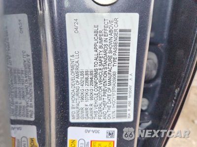 Zdjęcie 12 z 12 samochodu: 2024 HONDA ACCORD EX VIN:1HGCY1F37RA059083 - miniatura