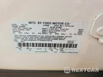 Zdjęcie 14 z 14 samochodu: 2026 FORD EXPLORER ACTIVE VIN:1FMUK8DH1TGA07072 - miniatura