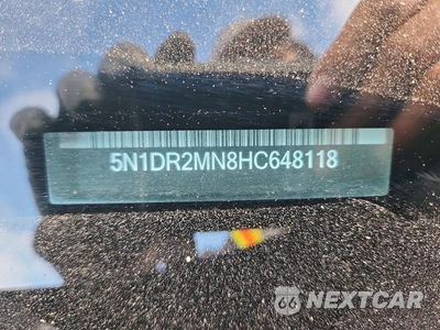 Zdjęcie 13 z 13 samochodu: 2017 NISSAN PATHFINDER S VIN:5N1DR2MN8HC648118 - miniatura