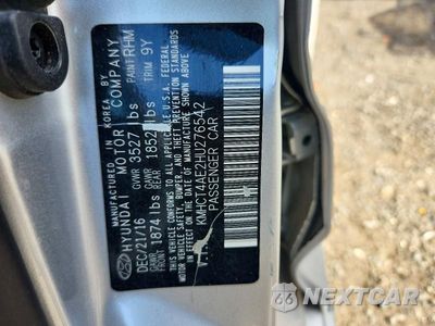 Zdjęcie 12 z 12 samochodu: 2017 HYUNDAI ACCENT SE VIN:KMHCT4AE2HU276542 - miniatura