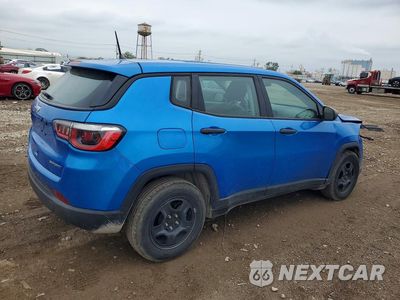 Trzecie zdjęcie samochodu z tyłu: 2018 JEEP COMPASS SPORT VIN:3C4NJCAB3JT125034 - miniatura