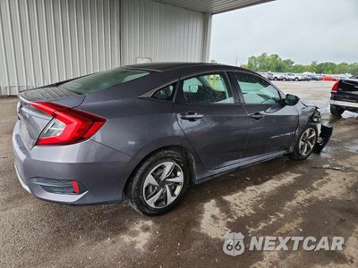 Trzecie zdjęcie samochodu z tyłu: 2019 HONDA CIVIC LX VIN:2HGFC2F67KH530023 - miniatura
