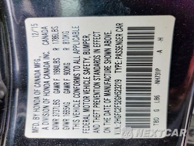 Zdjęcie 12 z 12 samochodu: 2016 HONDA CIVIC LX VIN:2HGFC2F52GH523219 - miniatura