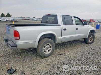 Trzecie zdjęcie samochodu z tyłu: 2003 DODGE DAKOTA QUAD SLT VIN:1D7HG48N83S146652 - miniatura