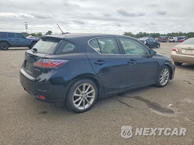 Trzecie zdjęcie samochodu z tyłu: 2013 LEXUS CT 200 VIN:JTHKD5BHXD2165995 - miniatura