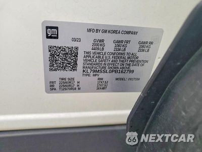 Zdjęcie 13 z 13 samochodu: 2023 CHEVROLET TRAILBLAZER ACTIV VIN:KL79MSSL0PB162799 - miniatura