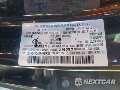 Zdjęcie 12 z 12 samochodu: 2023 MAZDA 3 PREFERRED VIN:3MZBPACM4PM359820 - miniatura