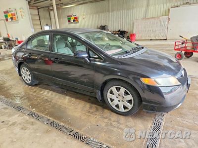 Czwarte zdjęcie samochodu z boku: 2008 HONDA CIVIC LX VIN:2HGFA16538H302438 - miniatura