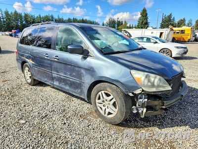 Czwarte zdjęcie samochodu z boku: 2006 HONDA ODYSSEY EXL VIN:5FNRL387X6B447303 - miniatura