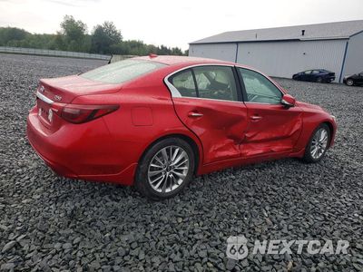 Trzecie zdjęcie samochodu z tyłu: 2021 INFINITI Q50 LUXE VIN:JN1EV7BR4MM755214 - miniatura