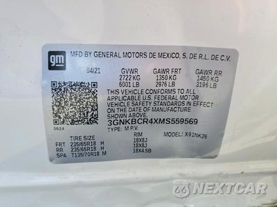 Zdjęcie 13 z 13 samochodu: 2021 CHEVROLET BLAZER 2LT VIN:3GNKBCR4XMS559569 - miniatura