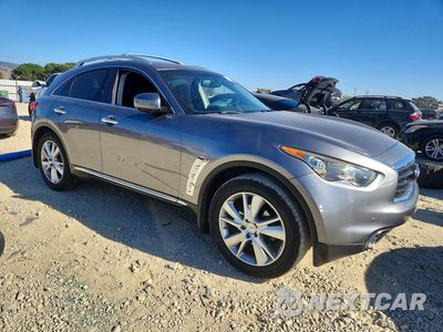 Czwarte zdjęcie samochodu z boku: 2012 INFINITI FX35 BASE VIN:JN8AS1MW7CM156184 - miniatura