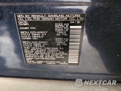 Zdjęcie 13 z 13 samochodu: 2016 NISSAN ROGUE SV VIN:KNMAT2MV1GP690288 - miniatura