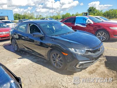 Czwarte zdjęcie samochodu z boku: 2019 HONDA CIVIC EX VIN:19XFC1F30KE002298 - miniatura