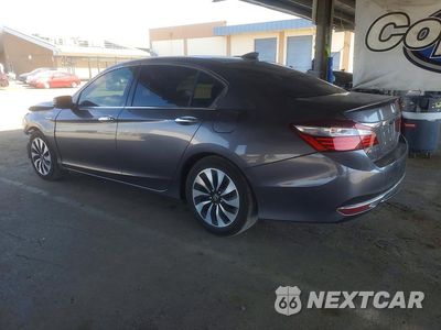 Drugie zdjęcie samochodu z przodu: 2017 HONDA ACCORD HYBRID EXL VIN:JHMCR6F59HC023715 - miniatura