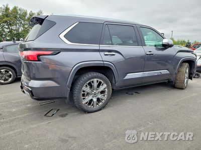 Trzecie zdjęcie samochodu z tyłu: 2024 TOYOTA SEQUOIA CAPSTONE VIN:7SVAAABA4RX023689 - miniatura