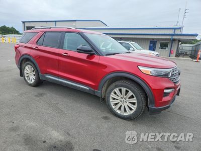 Czwarte zdjęcie samochodu z boku: 2022 FORD EXPLORER LIMITED VIN:1FMSK8FH9NGC47302 - miniatura