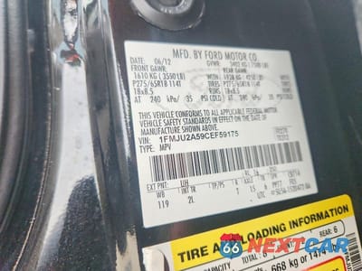 Zdjęcie 13 z 13 samochodu: 2012 FORD EXPEDITION LIMITED VIN:1FMJU2A59CEF59175 - miniatura