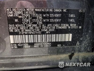 Zdjęcie 13 z 13 samochodu: 2023 TOYOTA RAV4 XLE VIN:2T3P1RFV8PW374493 - miniatura