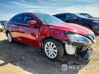 Czwarte zdjęcie samochodu z boku: 2019 NISSAN SENTRA S VIN:3N1AB7AP5KY283672 - miniatura