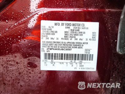 Zdjęcie 14 z 14 samochodu: 2018 FORD EDGE TITANIUM VIN:2FMPK4K85JBC30597 - miniatura