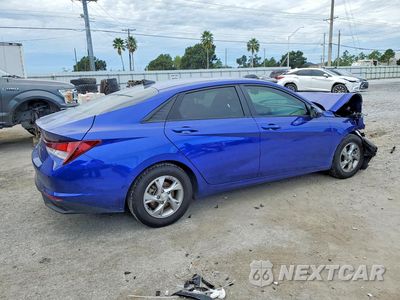 Trzecie zdjęcie samochodu z tyłu: 2021 HYUNDAI ELANTRA SE VIN:KMHLL4AG7MU198318 - miniatura