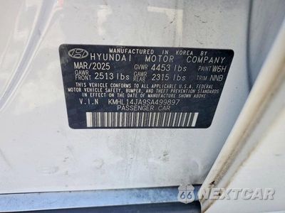 Zdjęcie 12 z 12 samochodu: 2025 HYUNDAI SONATA SEL VIN:KMHL14JA9SA499897 - miniatura