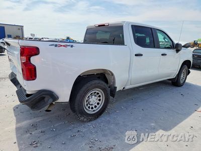 Trzecie zdjęcie samochodu z tyłu: 2025 CHEVROLET SILVERADO K1500 VIN:1GCPKAEK5SZ156963 - miniatura