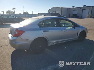 Trzecie zdjęcie samochodu z tyłu: 2012 HONDA CIVIC LX VIN:19XFB2F57CE047525 - miniatura