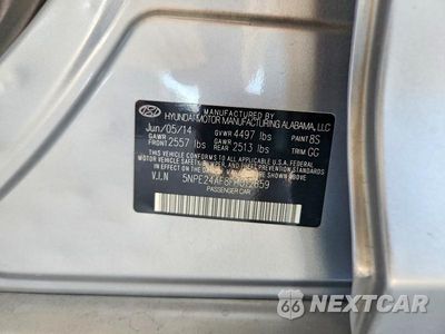 Zdjęcie 12 z 12 samochodu: 2015 HYUNDAI SONATA SE VIN:5NPE24AF8FH012659 - miniatura