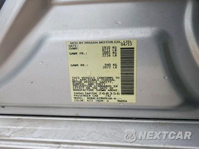 Zdjęcie 12 z 12 samochodu: 2013 NISSAN ALTIMA 2.5 VIN:1N4AL3AP2DC268356 - miniatura