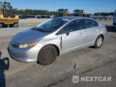 2012 HONDA CIVIC LX 19XFB2F57CE047525 - główne zdjęcie licytacji z USA - miniatura