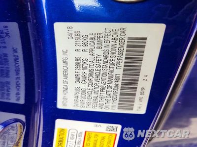 Zdjęcie 12 z 12 samochodu: 2018 HONDA ACCORD SPORT VIN:1HGCV1F30JA148071 - miniatura