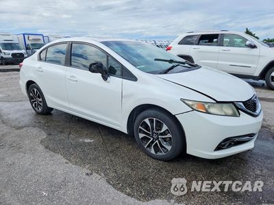 Czwarte zdjęcie samochodu z boku: 2013 HONDA CIVIC EXL VIN:19XFB2F91DE062865 - miniatura