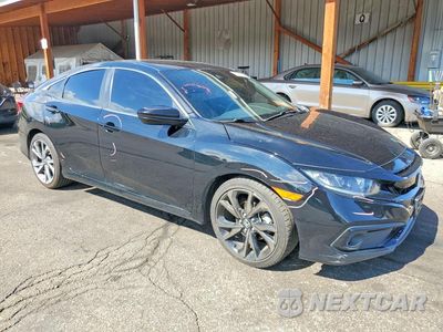 Czwarte zdjęcie samochodu z boku: 2020 HONDA CIVIC SPORT VIN:19XFC2F84LE015347 - miniatura