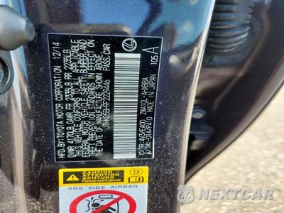 Zdjęcie 12 z 12 samochodu: 2015 LEXUS CT 200 VIN:JTHKD5BH9F2229446 - miniatura