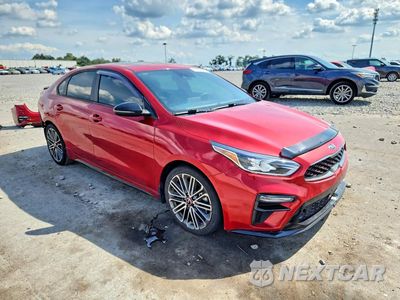 Czwarte zdjęcie samochodu z boku: 2021 KIA FORTE GT VIN:3KPF44AC2ME323963 - miniatura