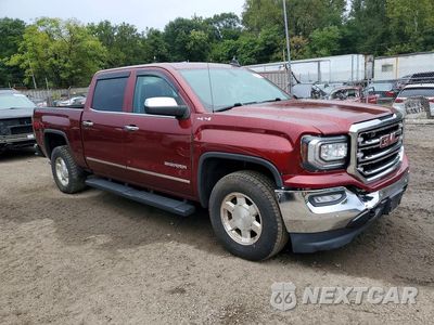 Czwarte zdjęcie samochodu z boku: 2017 GMC SIERRA K1500 SLT VIN:3GTU2NEC2HG129246 - miniatura